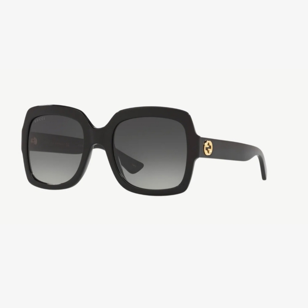 New! Gucci GG1337S Polarized Sunglasses 002 Black 54mm